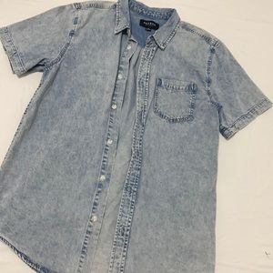 Denim button up
